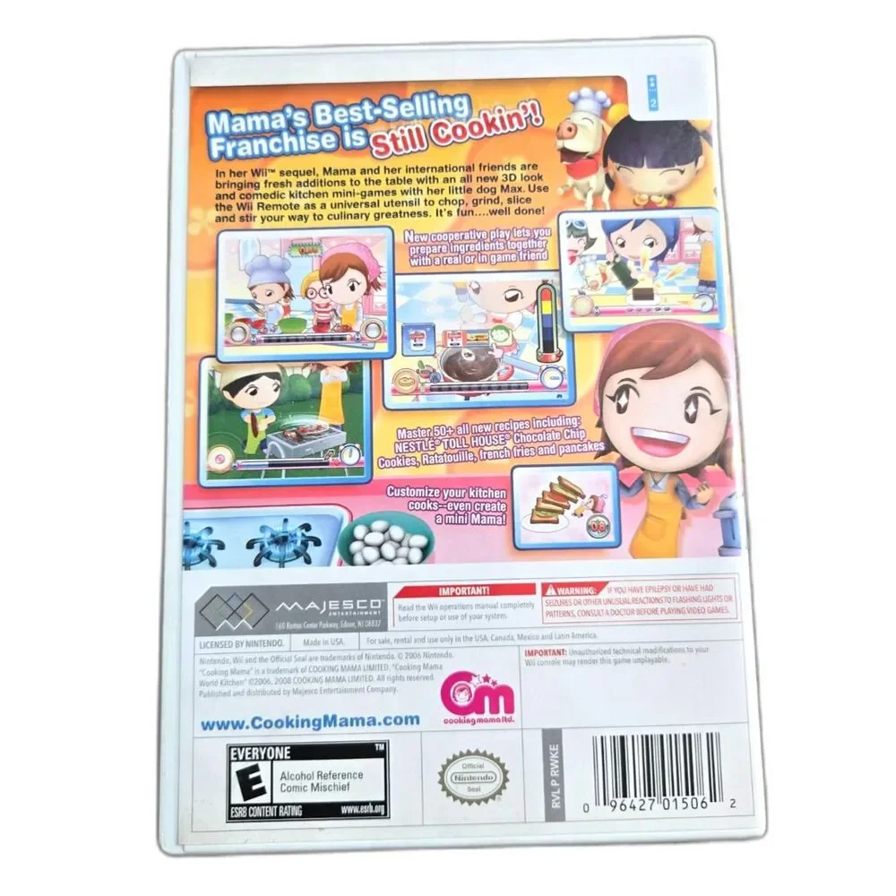 Cooking Mama: World Kitchen Nintendo Wii (CIB)